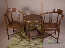 Комплект мебели стол  и 2 стула венге