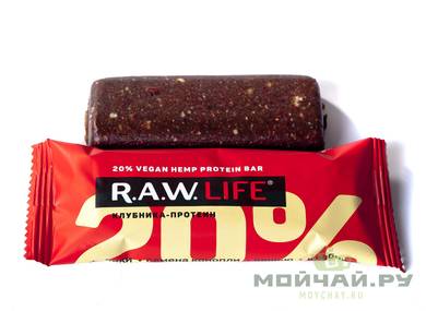 RAW LIFE клубника-протеин